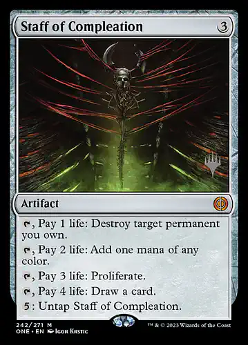 Staff of Compleation - one Spoiler