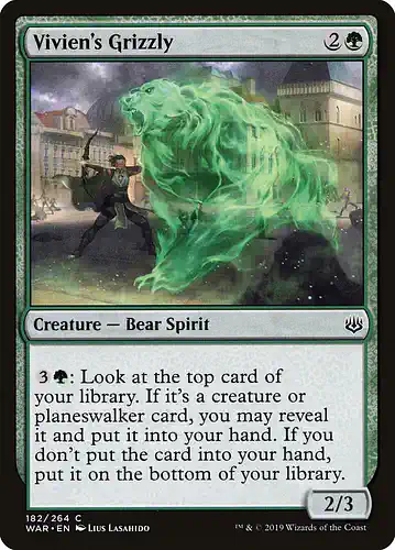 Vivien's Grizzly - war Spoiler