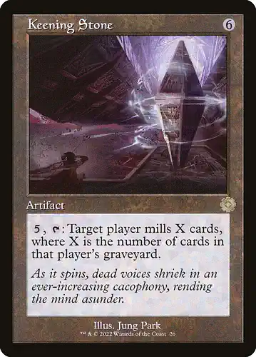 Keening Stone - brr Spoiler