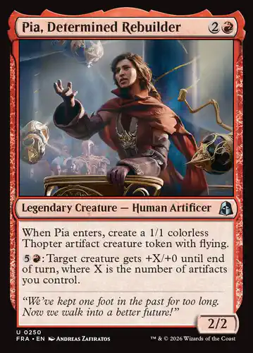 Pia, Determined Rebuilder - fra Spoiler
