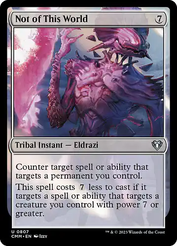 Not of This World - cmm Spoiler
