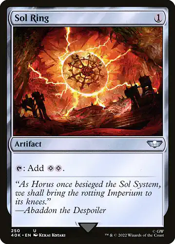 Sol Ring - 40k Spoiler