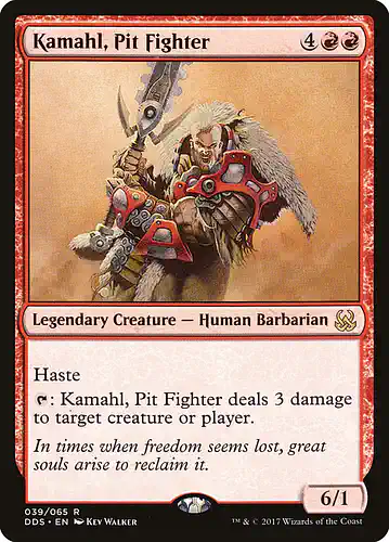 Kamahl, Pit Fighter - dds Spoiler