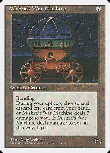 Mishra's War Machine - 4ed Spoiler