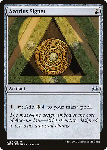 Azorius Signet - mm3 Spoiler