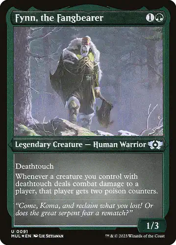 Fynn, the Fangbearer - mul Spoiler