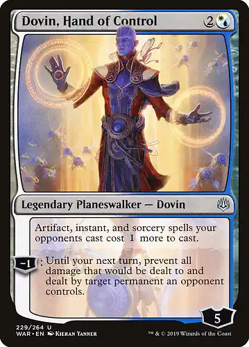 Dovin, Hand of Control - war Spoiler
