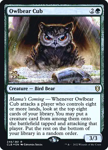 Owlbear Cub - clb Spoiler