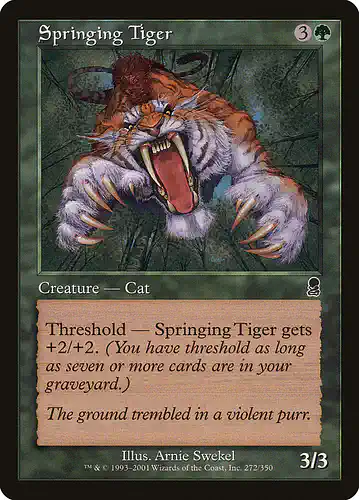 Springing Tiger - ody Spoiler