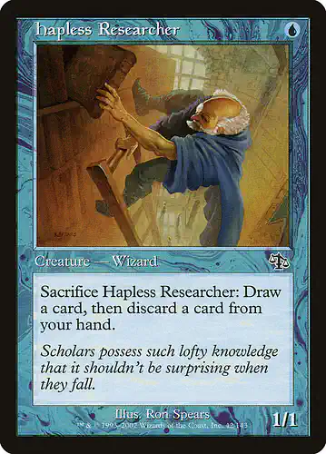 Hapless Researcher - jud Spoiler