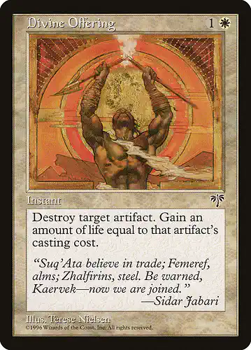 Divine Offering - mir Spoiler