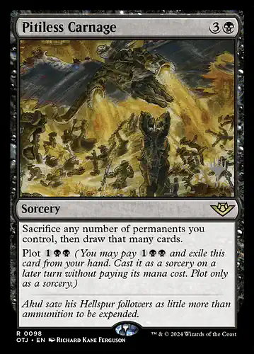 Pitiless Carnage - otj Spoiler