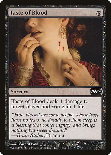 Taste of Blood - m12 Spoiler