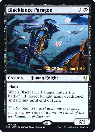 Blacklance Paragon - eld Spoiler
