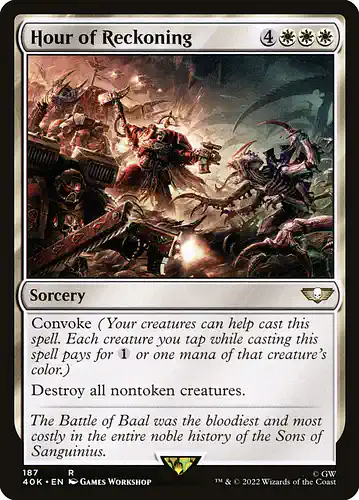 Hour of Reckoning - 40k Spoiler