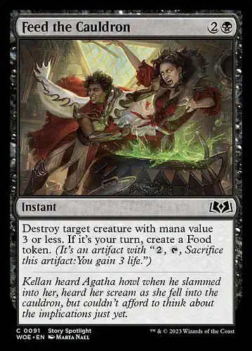 Feed the Cauldron - woe Spoiler