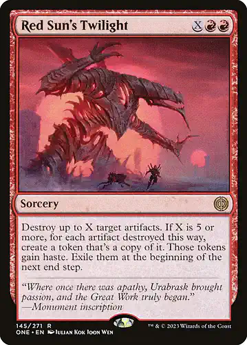 Red Sun's Twilight - one Spoiler