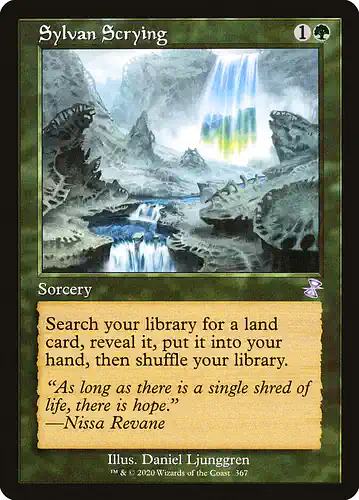 Sylvan Scrying - tsr Spoiler