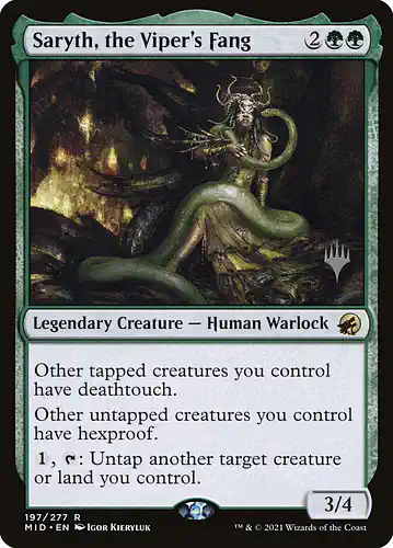 Saryth, the Viper's Fang - mid Spoiler