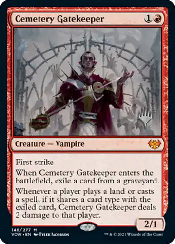 Cemetery Gatekeeper - vow Spoiler