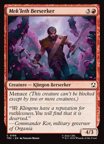 Mek'leth Berserker - trc Spoiler