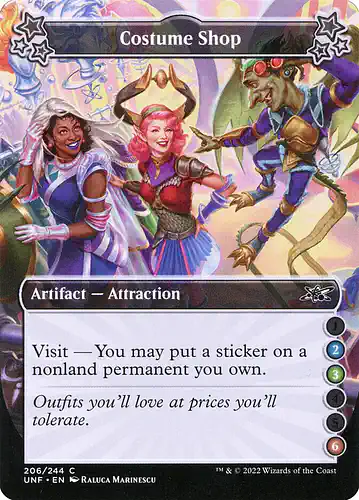 Costume Shop - unf Spoiler