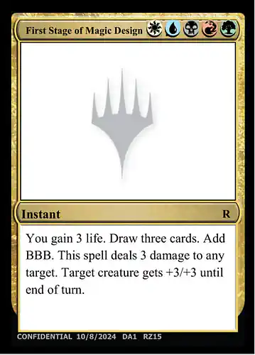 First Stage of Magic Design - unk Spoiler