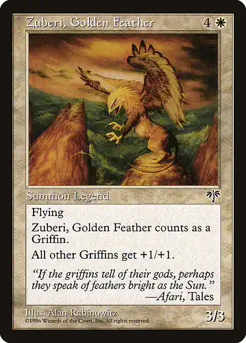 Zuberi, Golden Feather - mir Spoiler