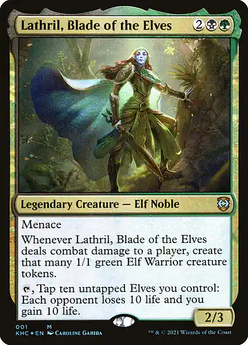 Lathril, Blade of the Elves - khc Spoiler