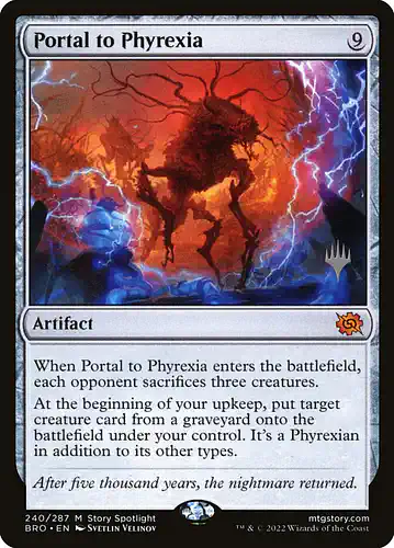 Portal to Phyrexia - bro Spoiler