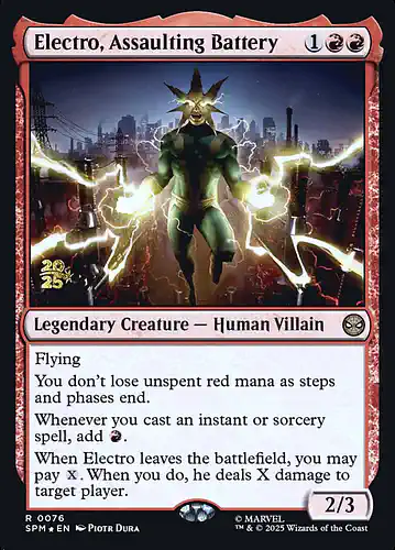 Electro, Assaulting Battery - spm Spoiler