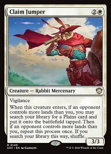 Claim Jumper - soc Spoiler