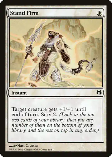 Stand Firm - ddl Spoiler