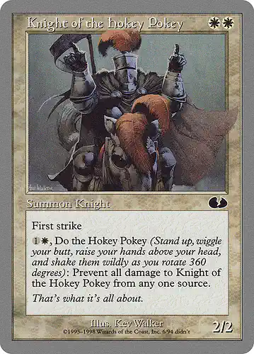 Knight of the Hokey Pokey - ugl Spoiler