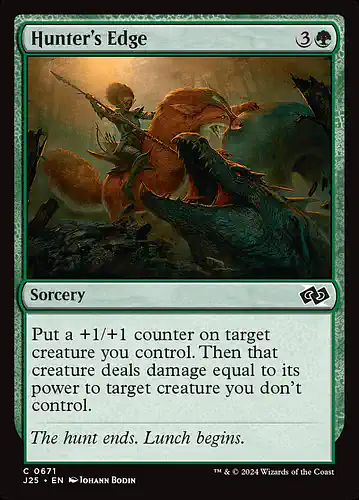 Hunter's Edge - j25 Spoiler