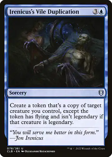 Irenicus's Vile Duplication - clb Spoiler