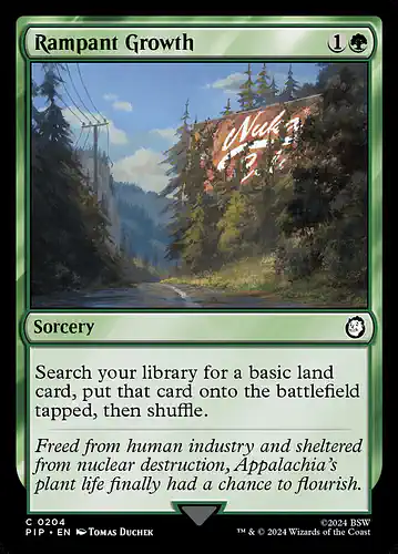 Rampant Growth - pip Spoiler