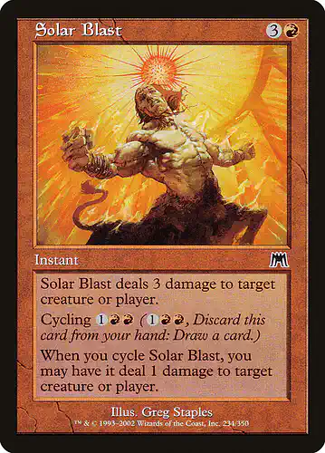 Solar Blast - ons Spoiler
