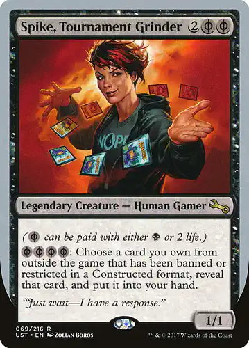 Spike, Tournament Grinder - ust Spoiler