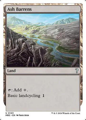 Ash Barrens - mb2 Spoiler