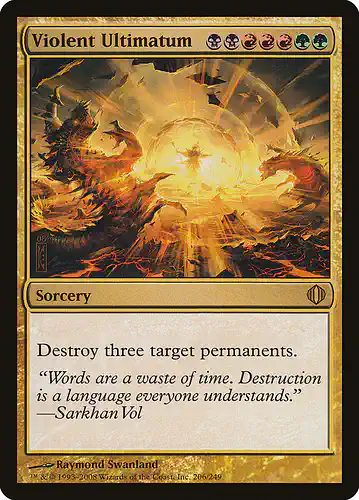 Violent Ultimatum - ala Spoiler