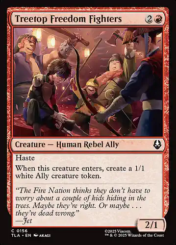 Treetop Freedom Fighters - tla Spoiler