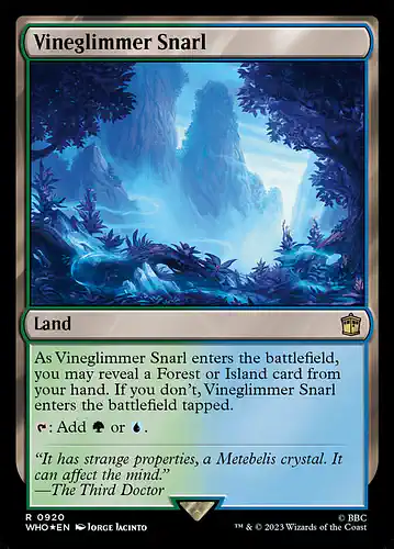 Vineglimmer Snarl - who Spoiler