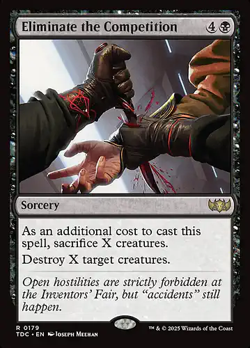 Eliminate the Competition - tdc Spoiler