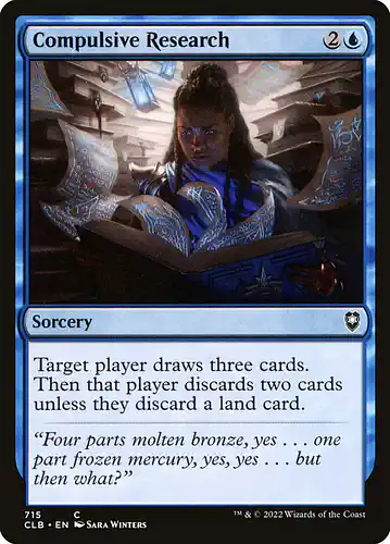 Compulsive Research - clb Spoiler