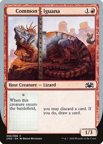 Common Iguana - und Spoiler