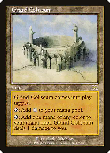 Grand Coliseum - ons Spoiler