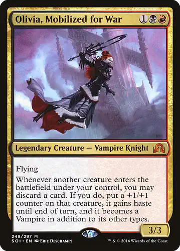 Olivia, Mobilized for War - soi Spoiler