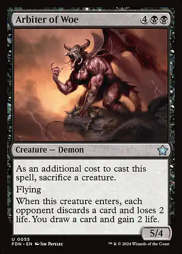 Arbiter of Woe - fdn Spoiler
