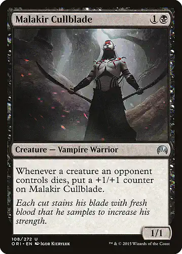 Malakir Cullblade - ori Spoiler